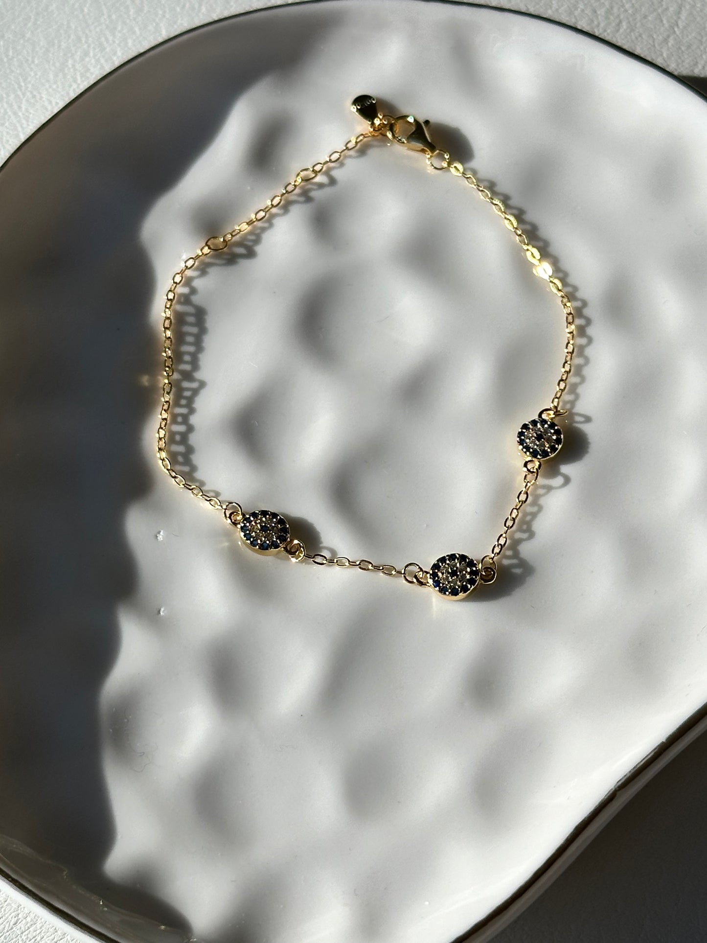 Alani Evil Eye Bracelet (gold or silver)