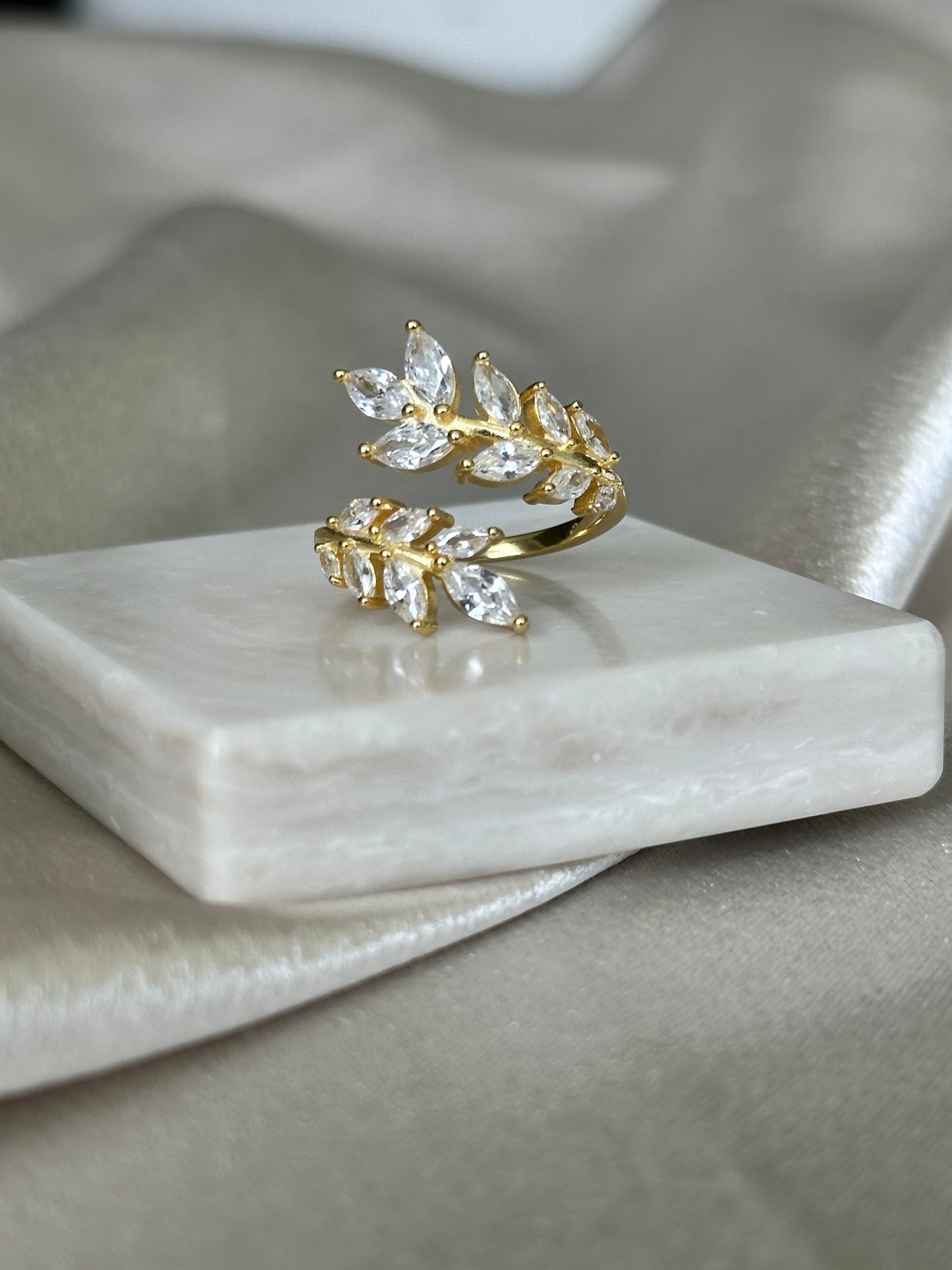 Olive Leaf Ring (adjustable)