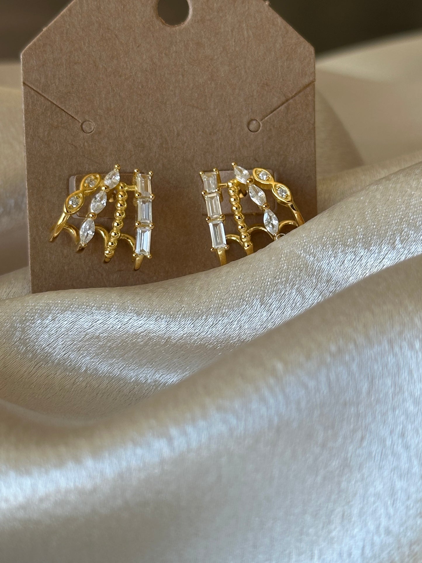Gold IV Cuff Hoops