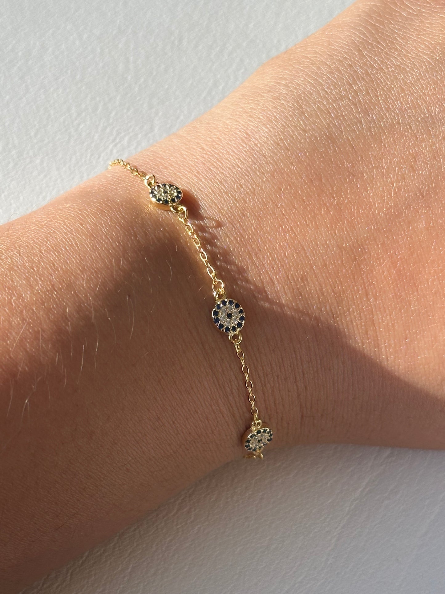 Alani Evil Eye Bracelet (gold or silver)