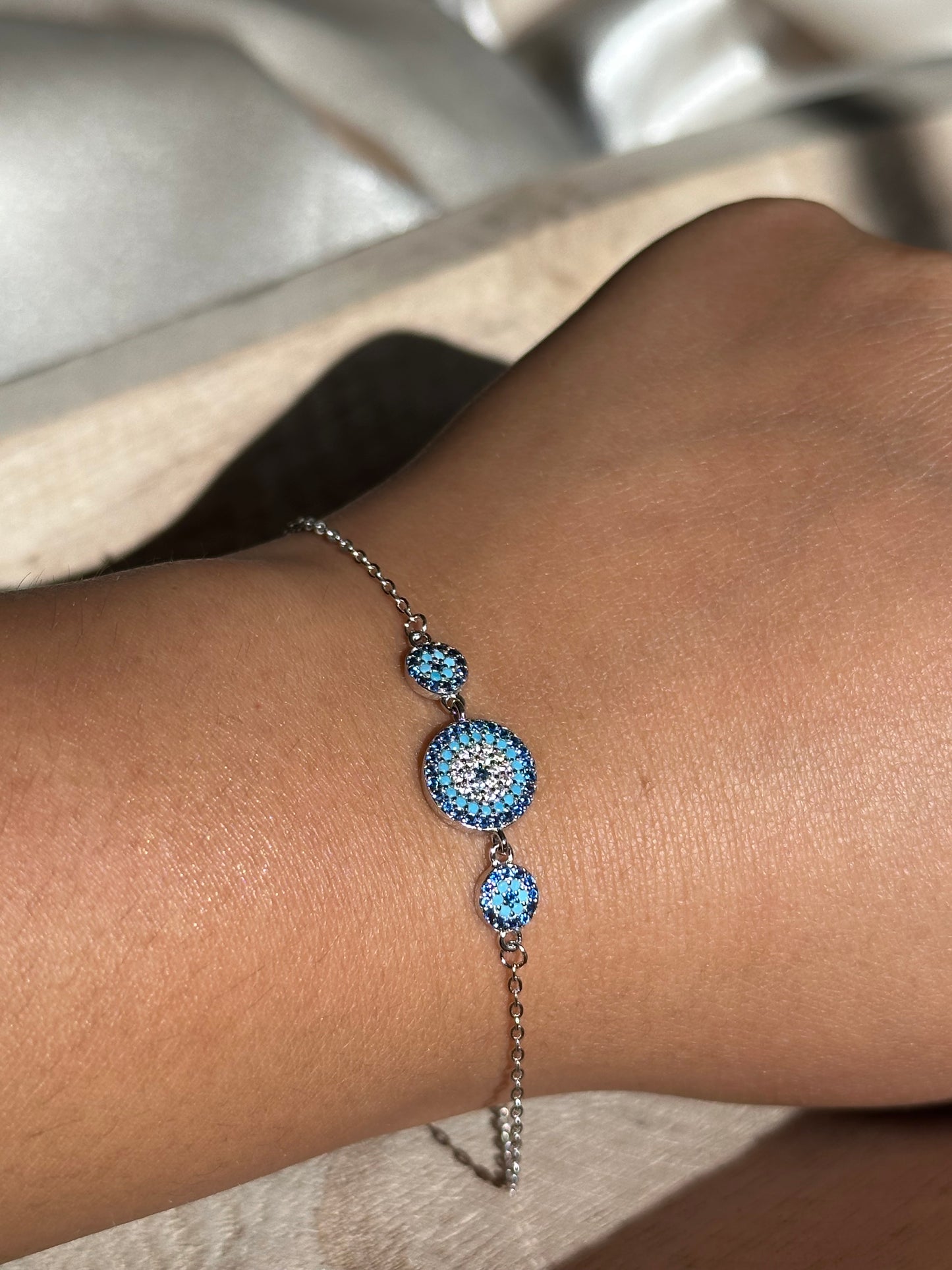 Turquoise Evil Eye Bracelet