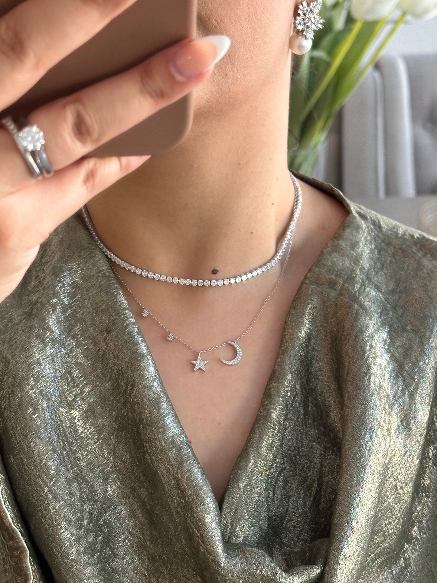 Moon & Stars Necklace