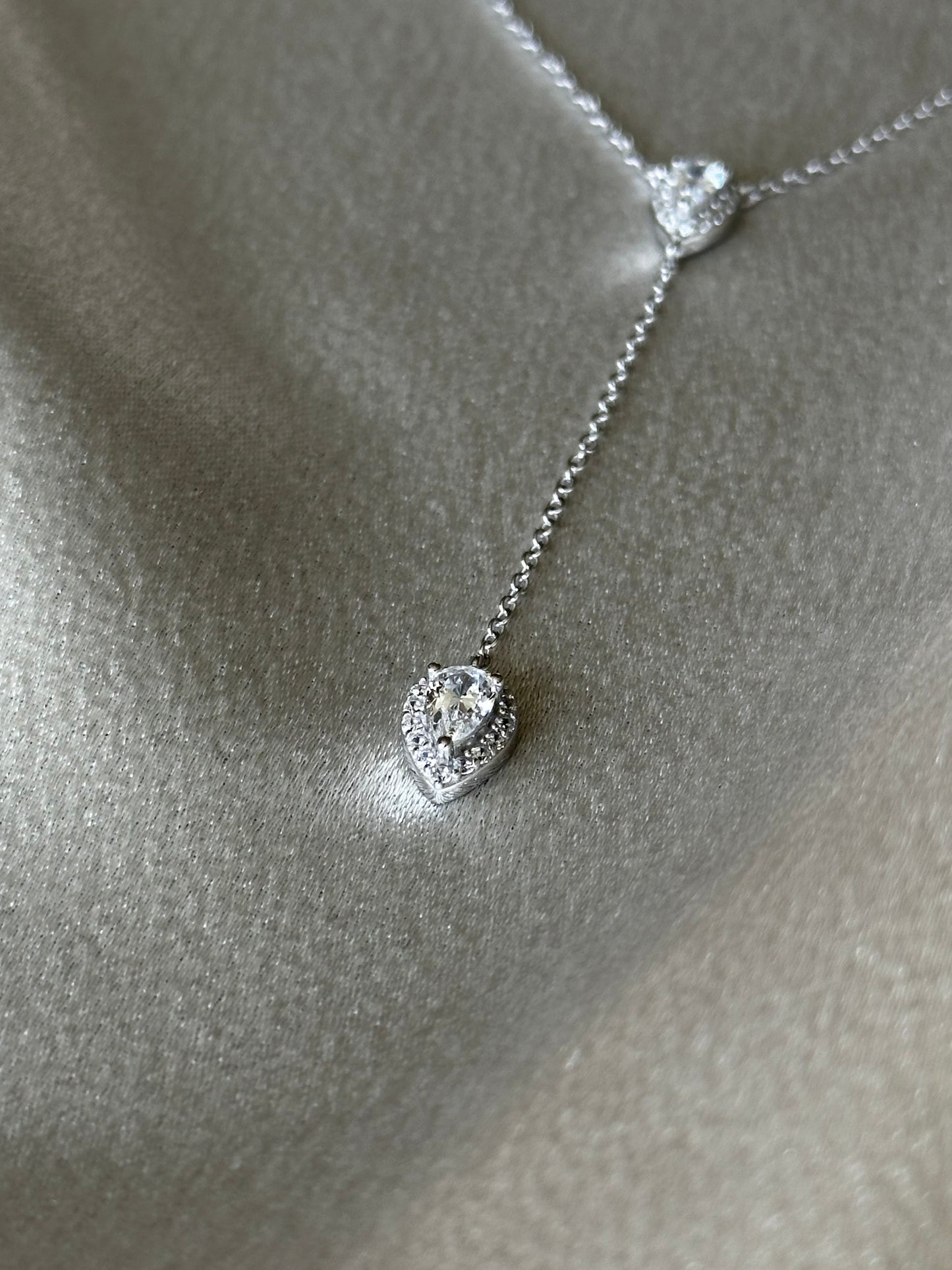 Silver Lariat Necklace