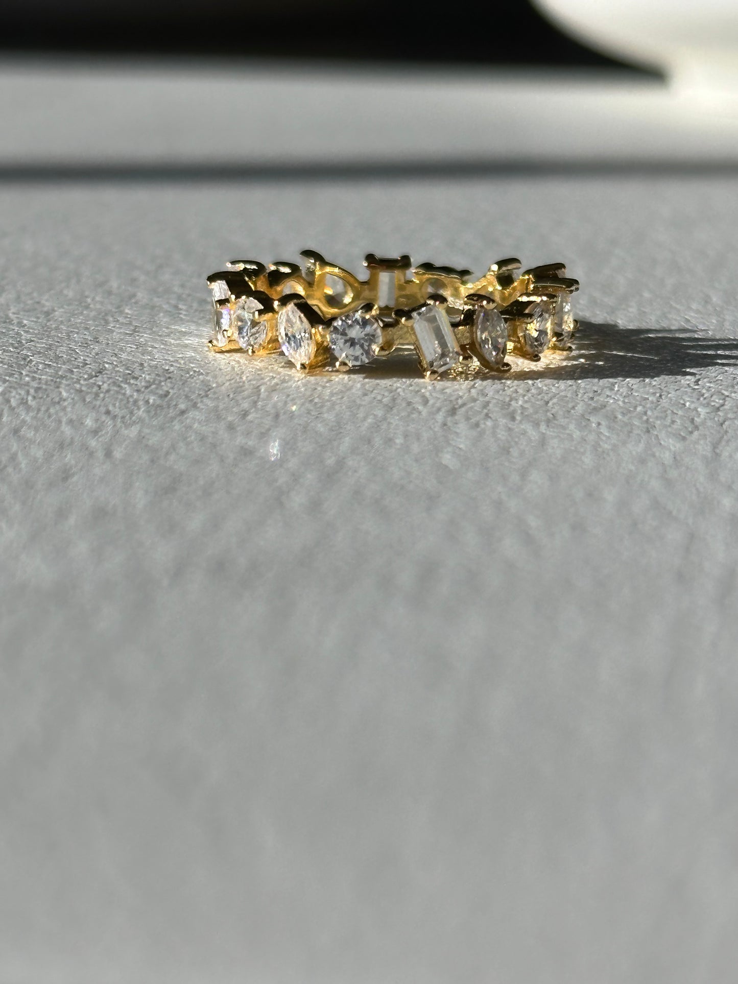 Multi-Cut Stone Ring