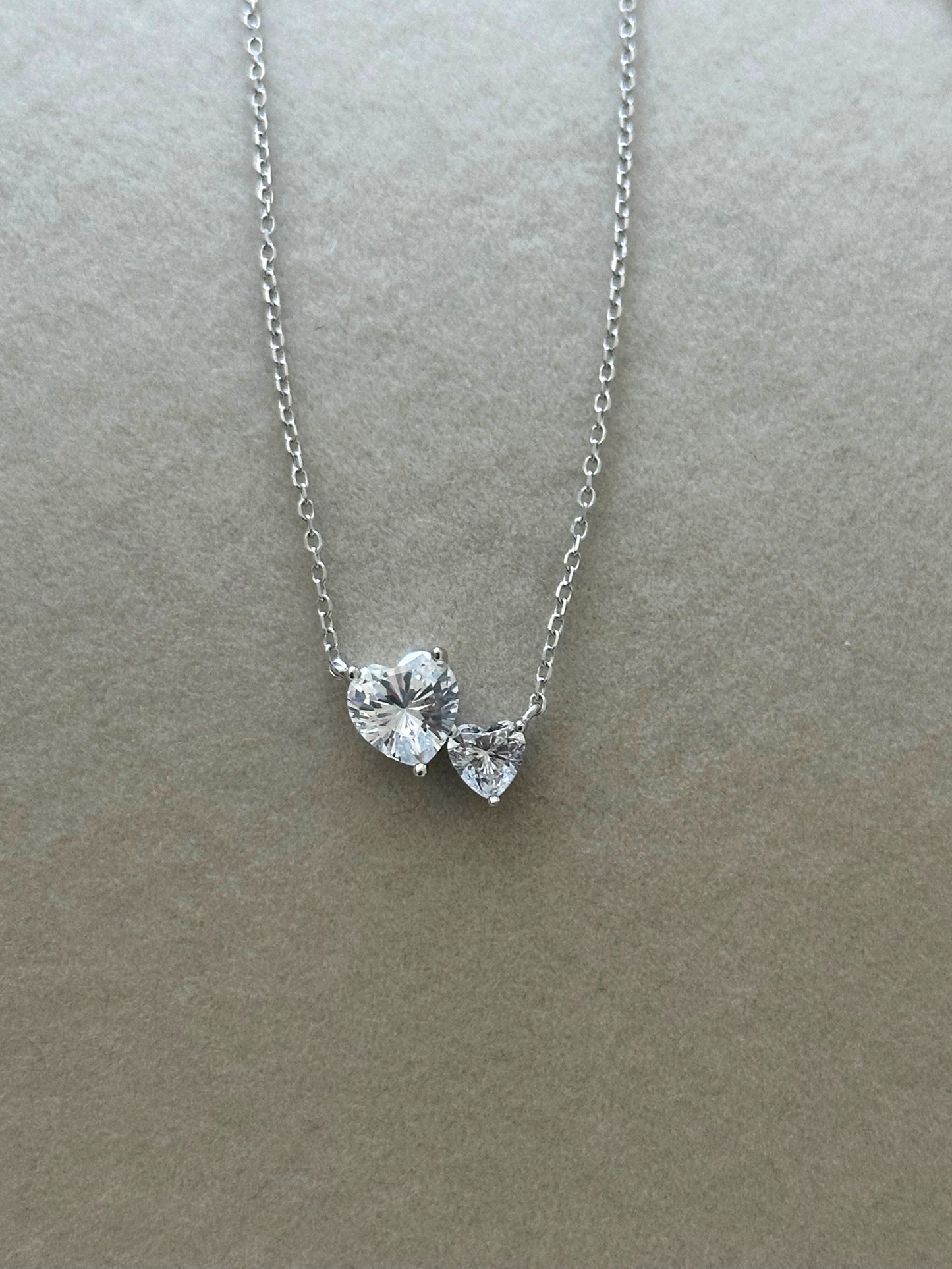 Double Heart Necklace