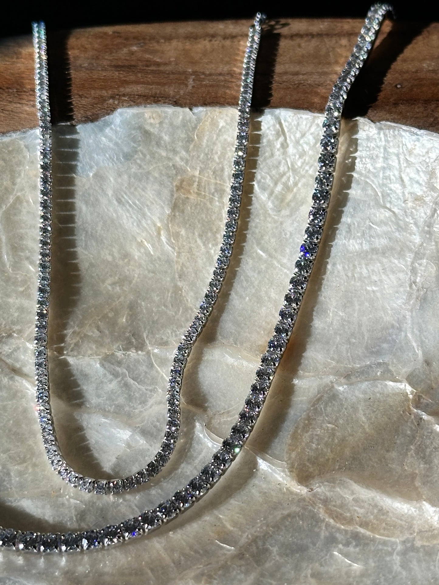 Diamond Collar Tennis Necklace 3mm