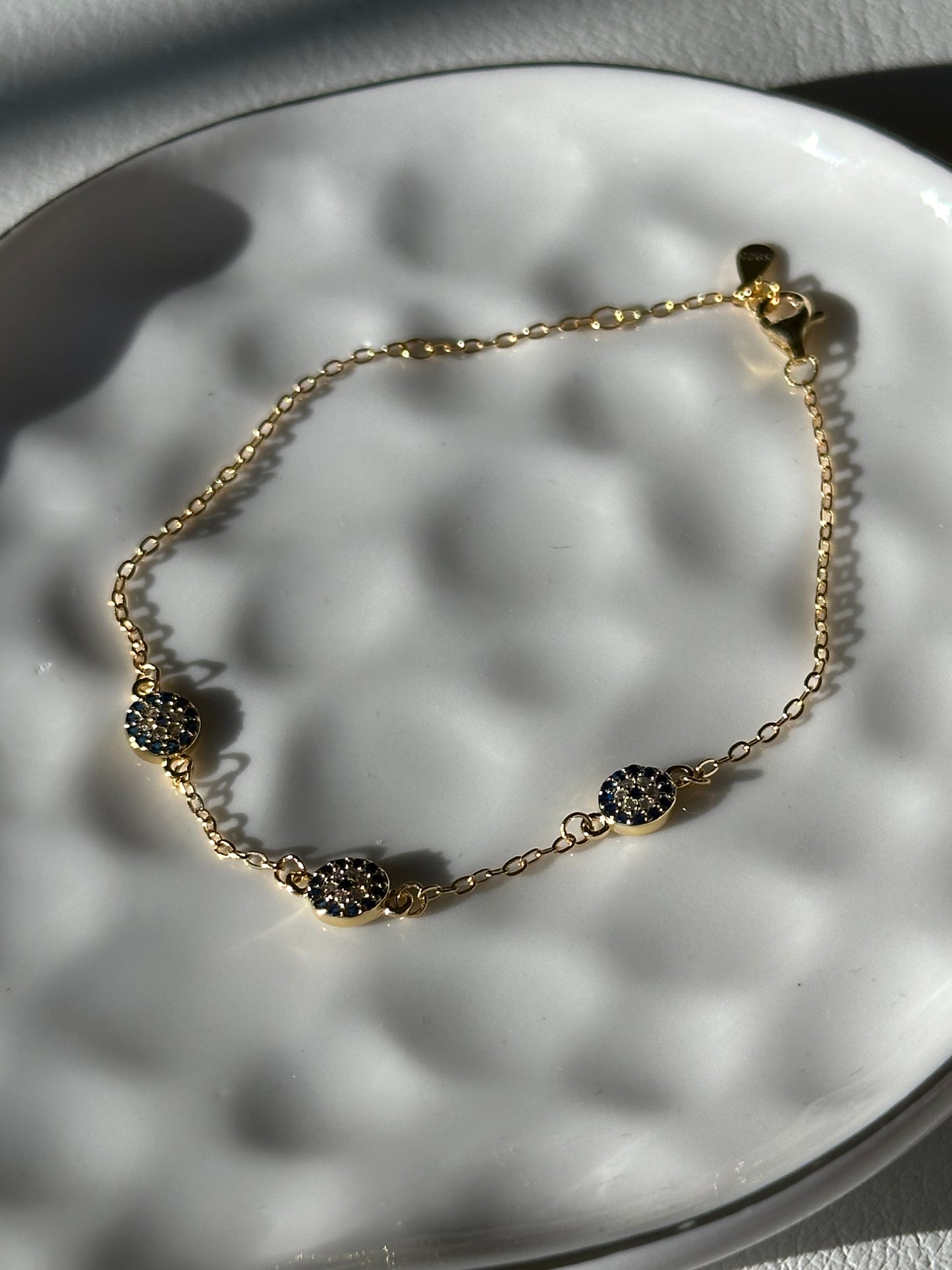 Alani Evil Eye Bracelet (gold or silver)
