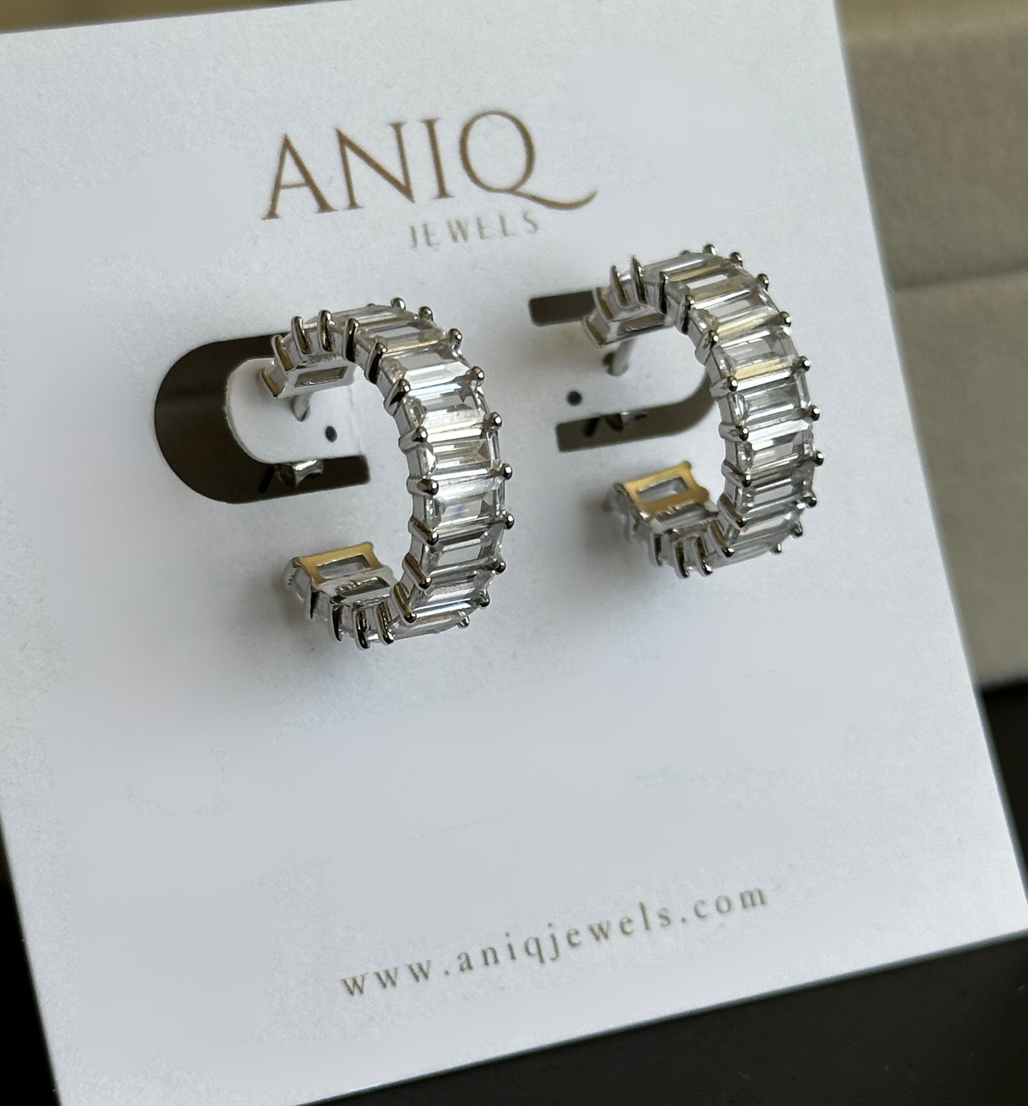 Crystalline Baguette Cuff Hoop