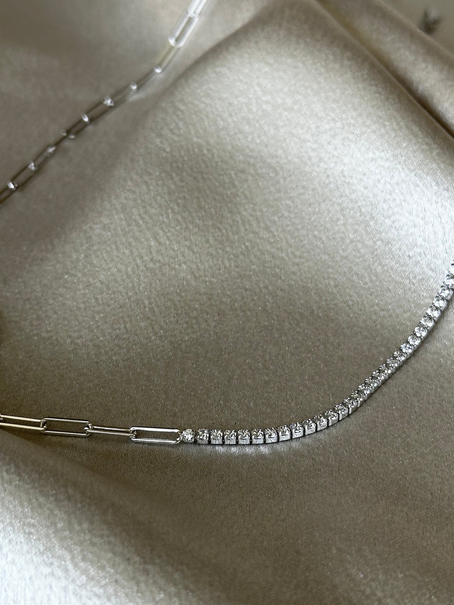 Link Tennis Necklace