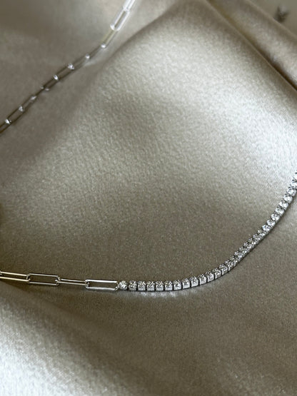 Link Tennis Necklace