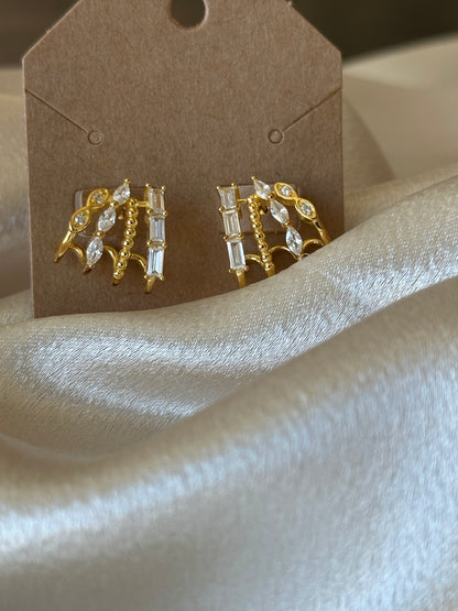 Gold IV Cuff Hoops