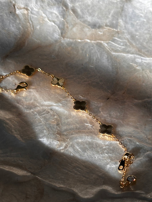 Motif Clover Bracelet - Gold