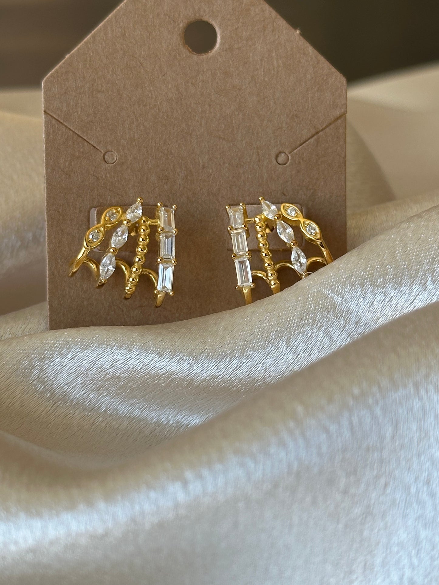 Gold IV Cuff Hoops
