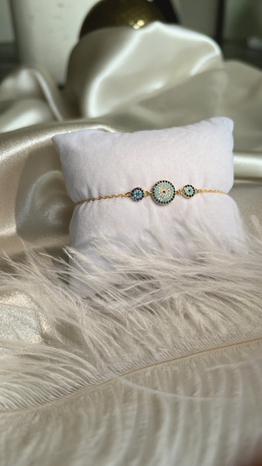 Turquoise Evil Eye Bracelet