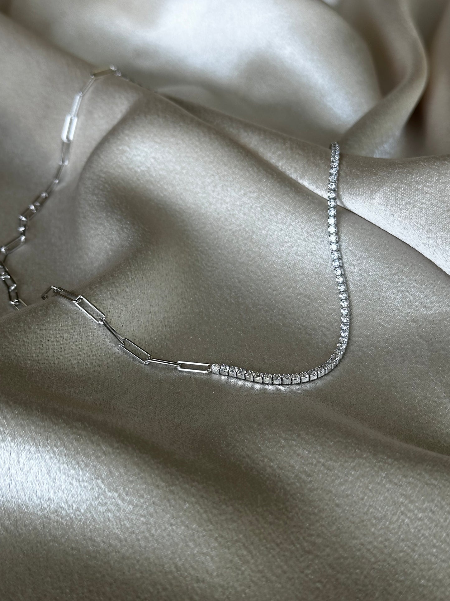 Link Tennis Necklace