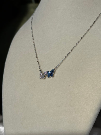 Dual Butterfly Necklace