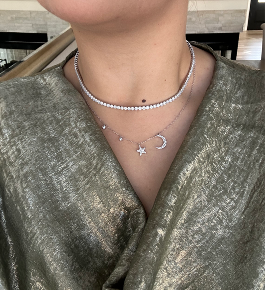 Moon & Stars Necklace