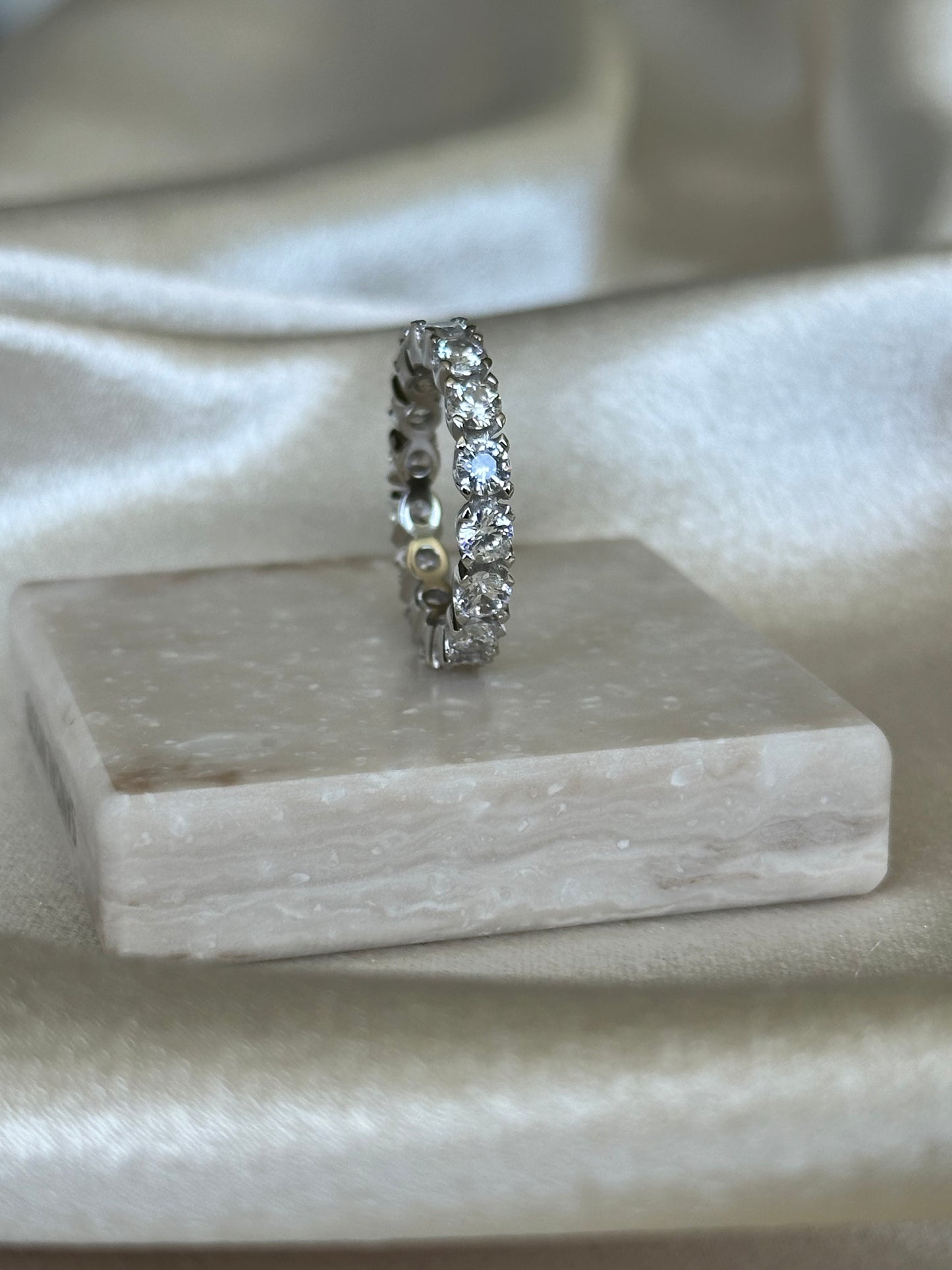 Round Diamond Eternity Band