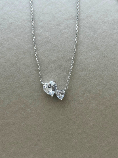 Double Heart Necklace